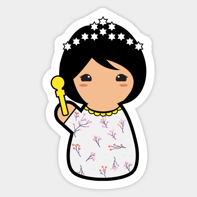 The Empress Sticker by Arlain